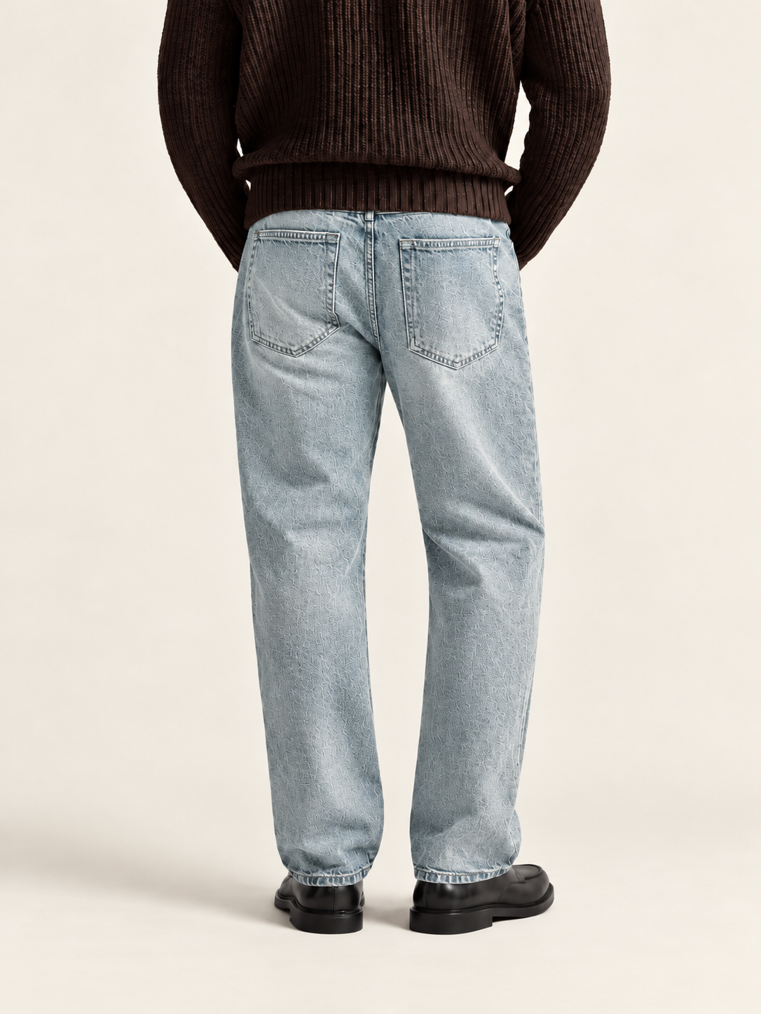 JEAN HOMME BAGGY DÉLAVÉ