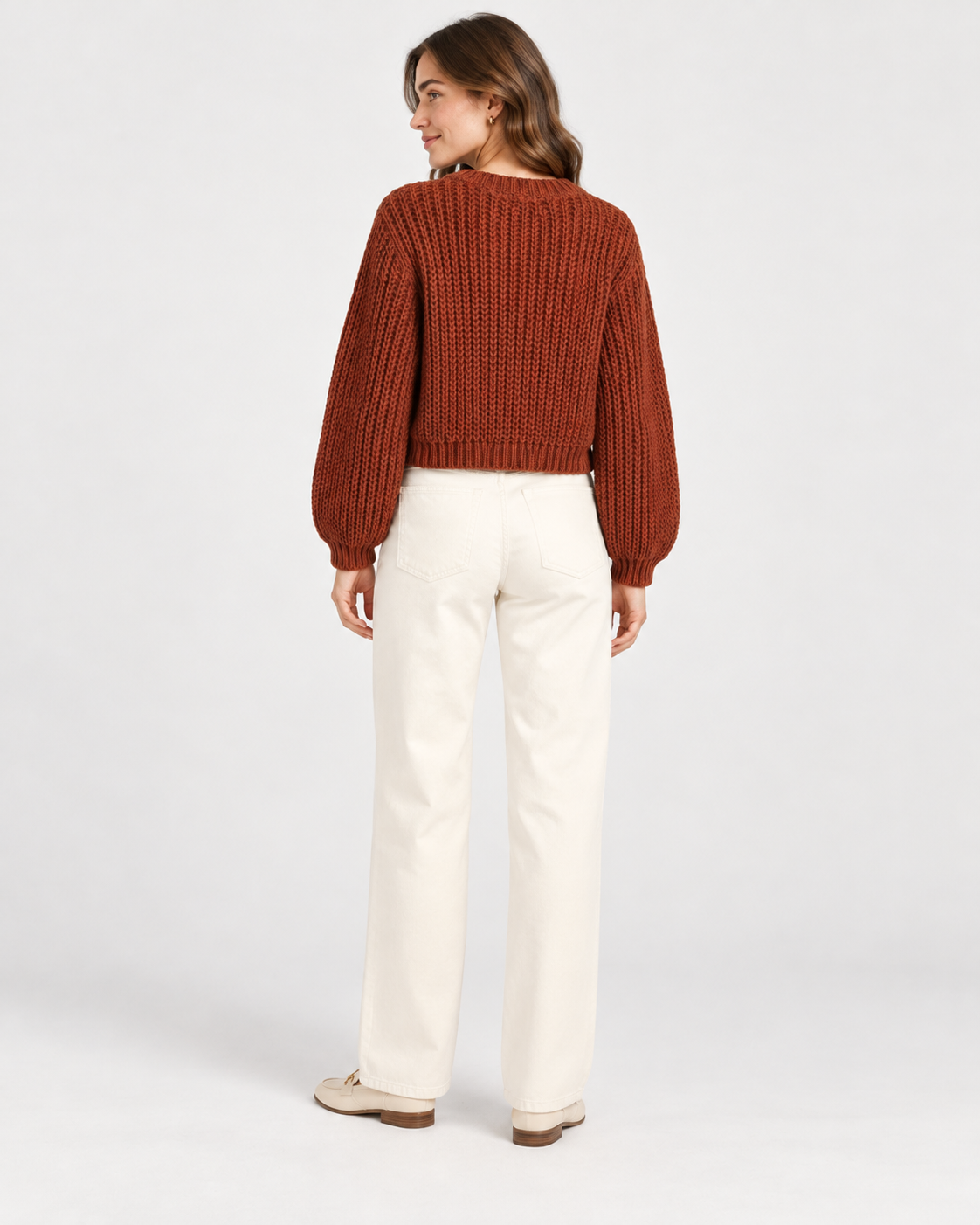 CARDIGAN ÉPAIS UNI BOUTONNÉ