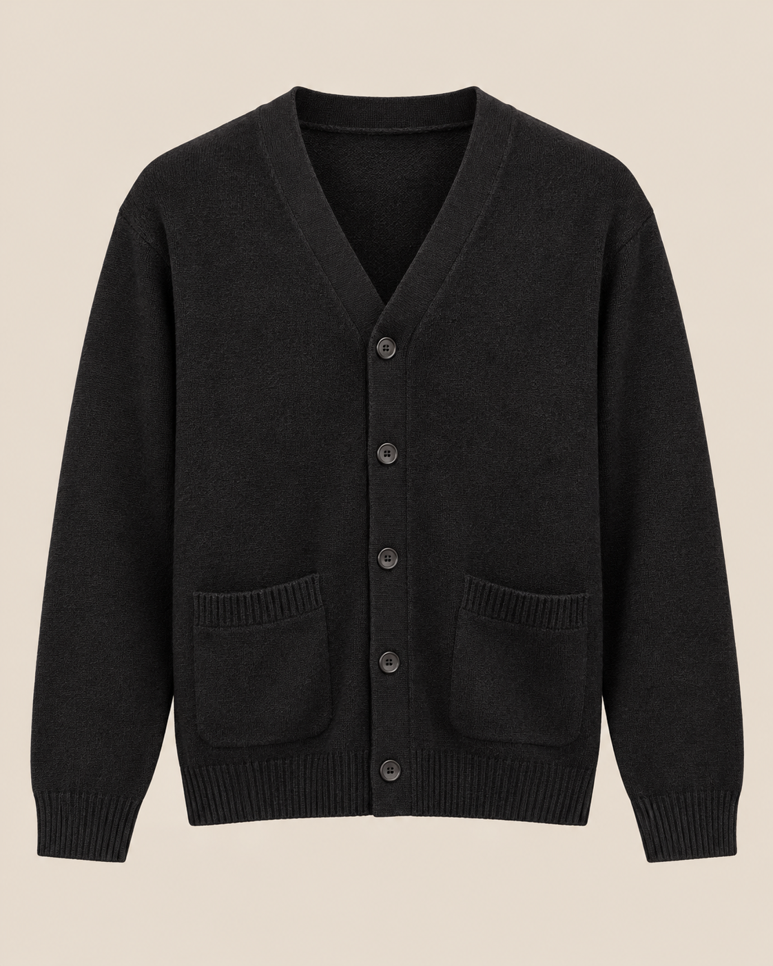 CARDIGAN BOUTONNÉ COL V
