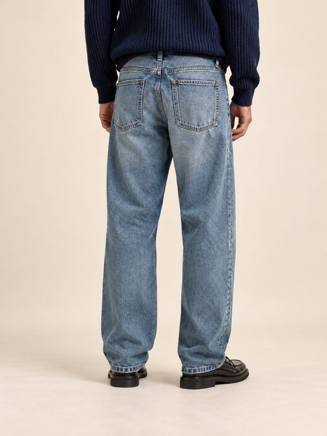 JEAN HOMME BAGGY DÉLAVÉ