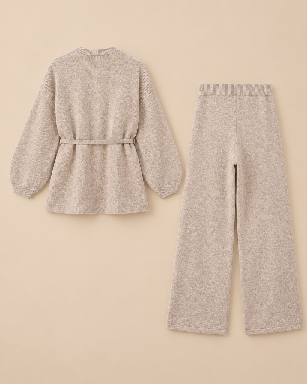 ENSEMBLE CARDIGAN CROISÉ PANTALON