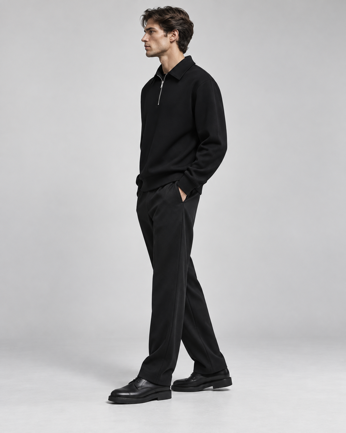 PULL POLO MANCHES LONGUES UNI