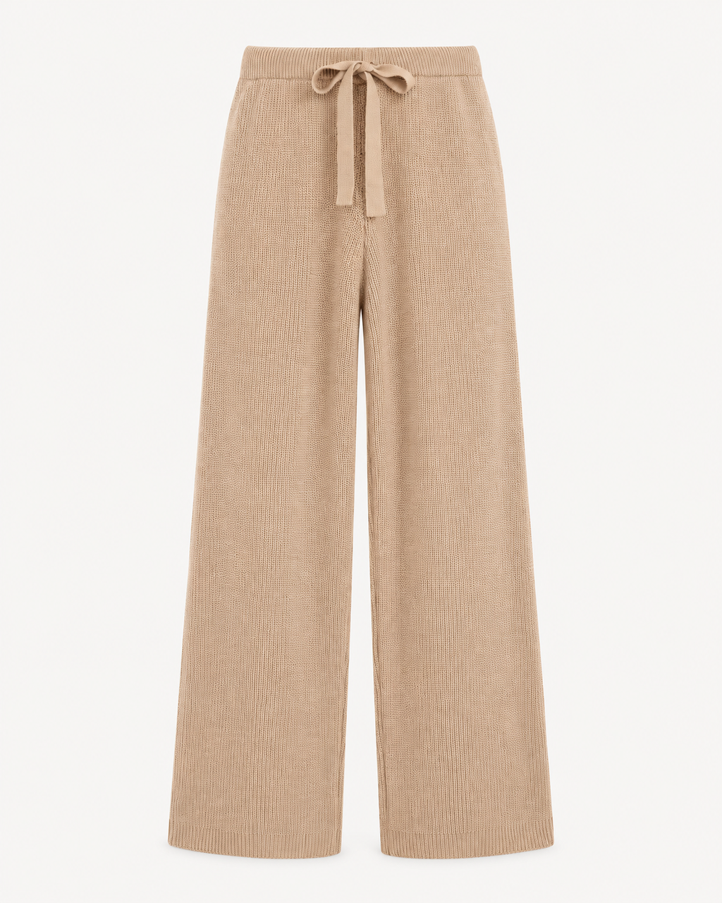 ENSEMBLE VESTE ZIPPÉE PANTALON CORDON EN MAILLE