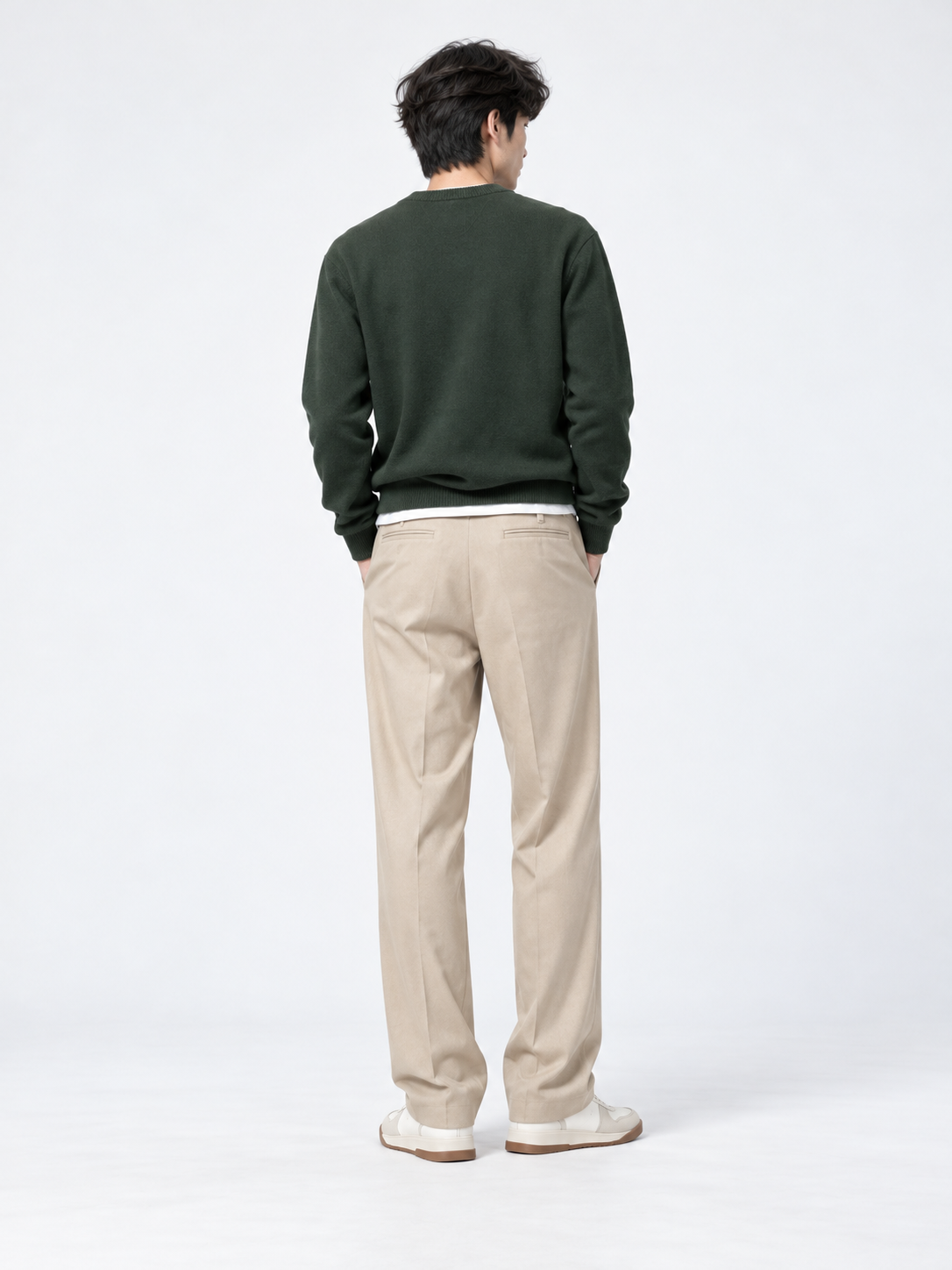 PANTALON AMPLE À PINCES