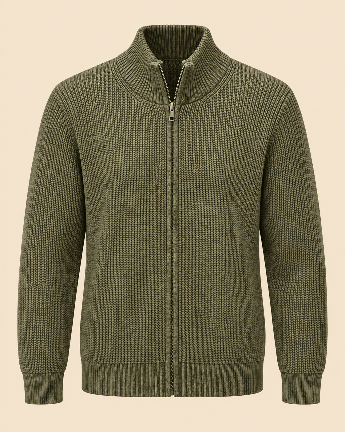 GILET ZIPPÉ EN MAILLE