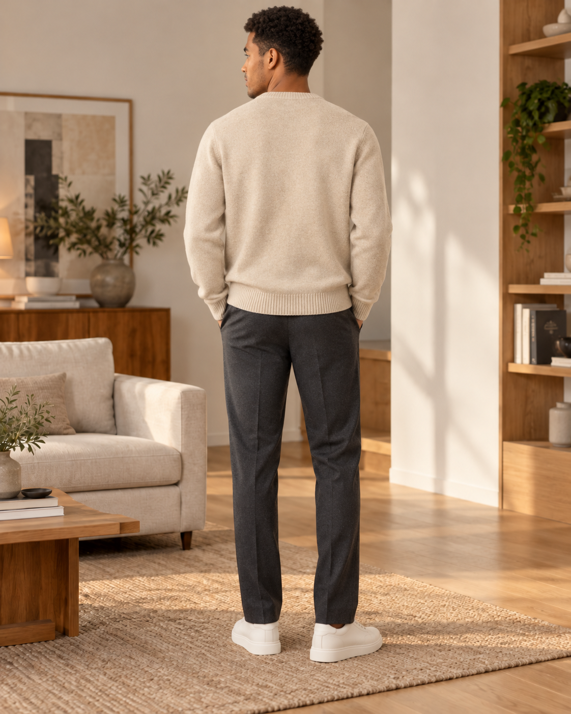 PULL COL ROND EN MAILLE