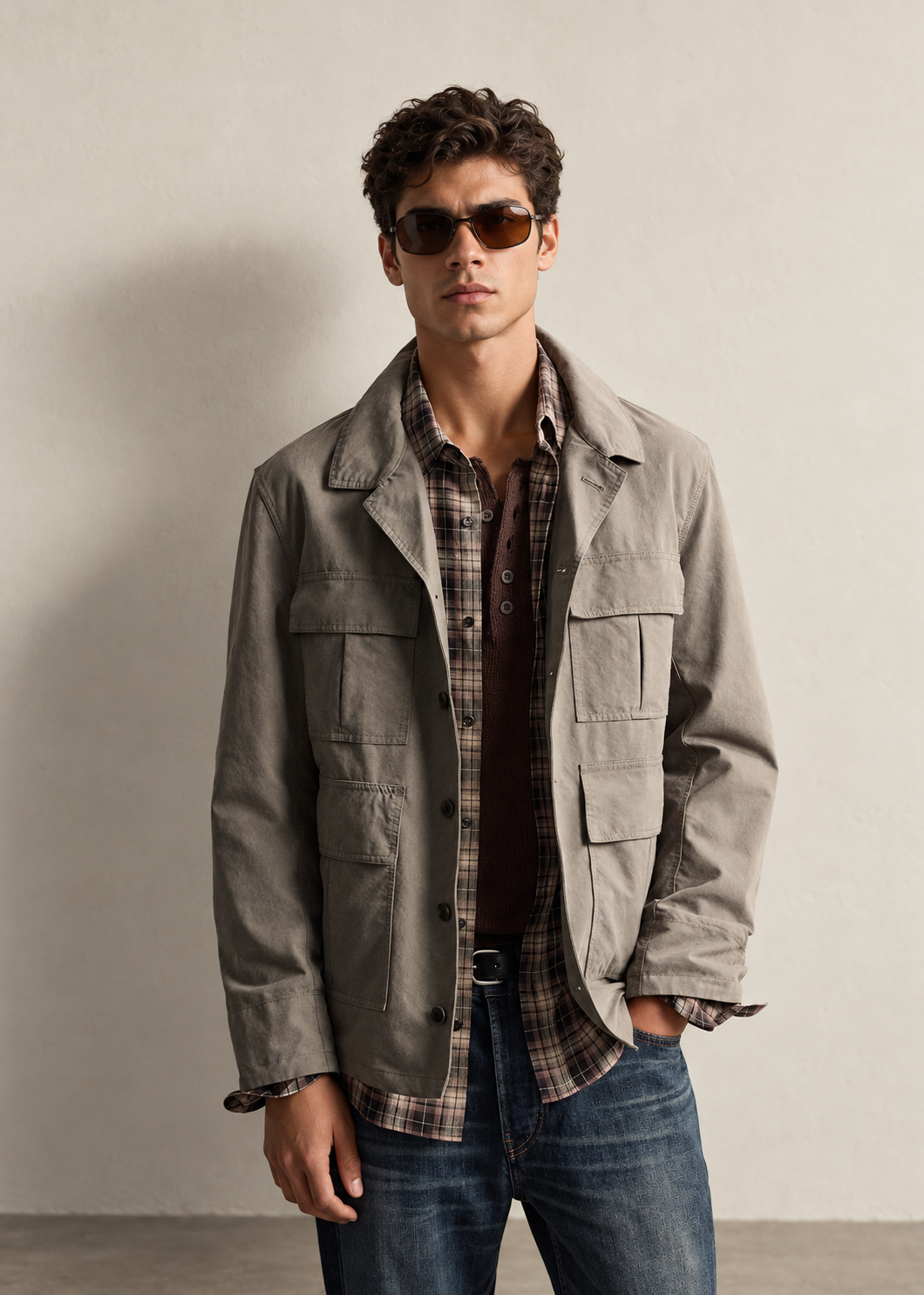 BLOUSON MULTIPLE POCHES