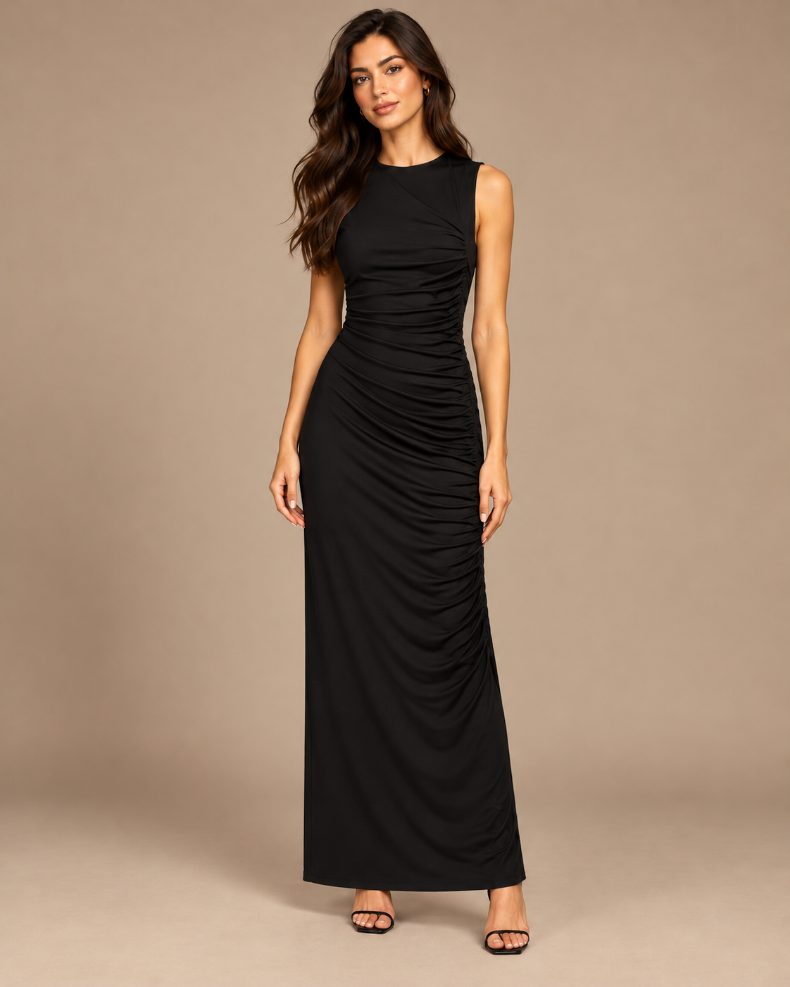 ROBE LONGUE DRAPÉE