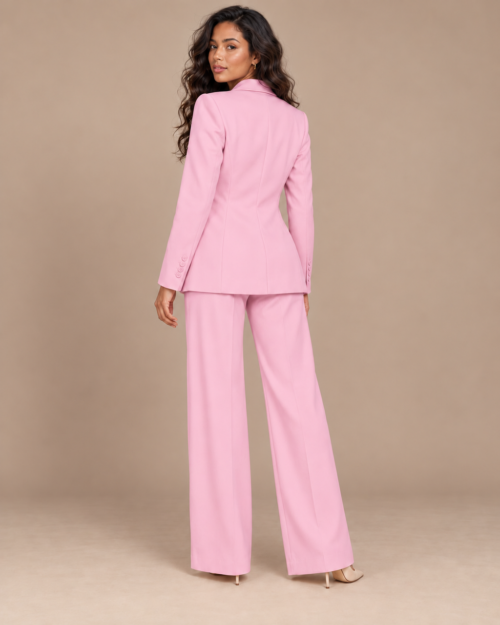 ENSEMBLE BLAZER PANTALON FLUIDE