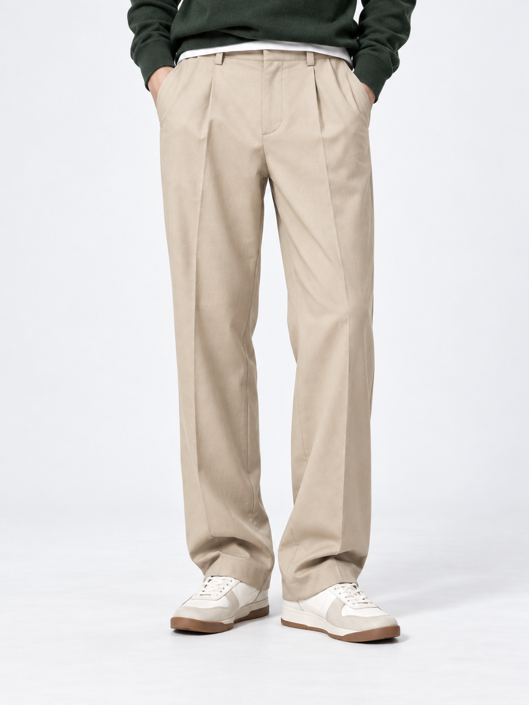 PANTALON AMPLE À PINCES
