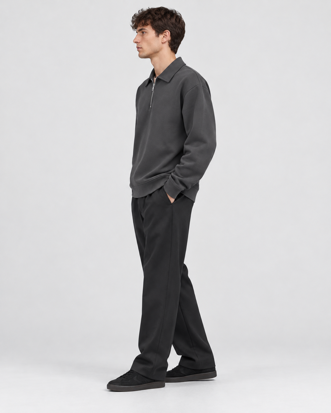 PULL POLO MANCHES LONGUES UNI