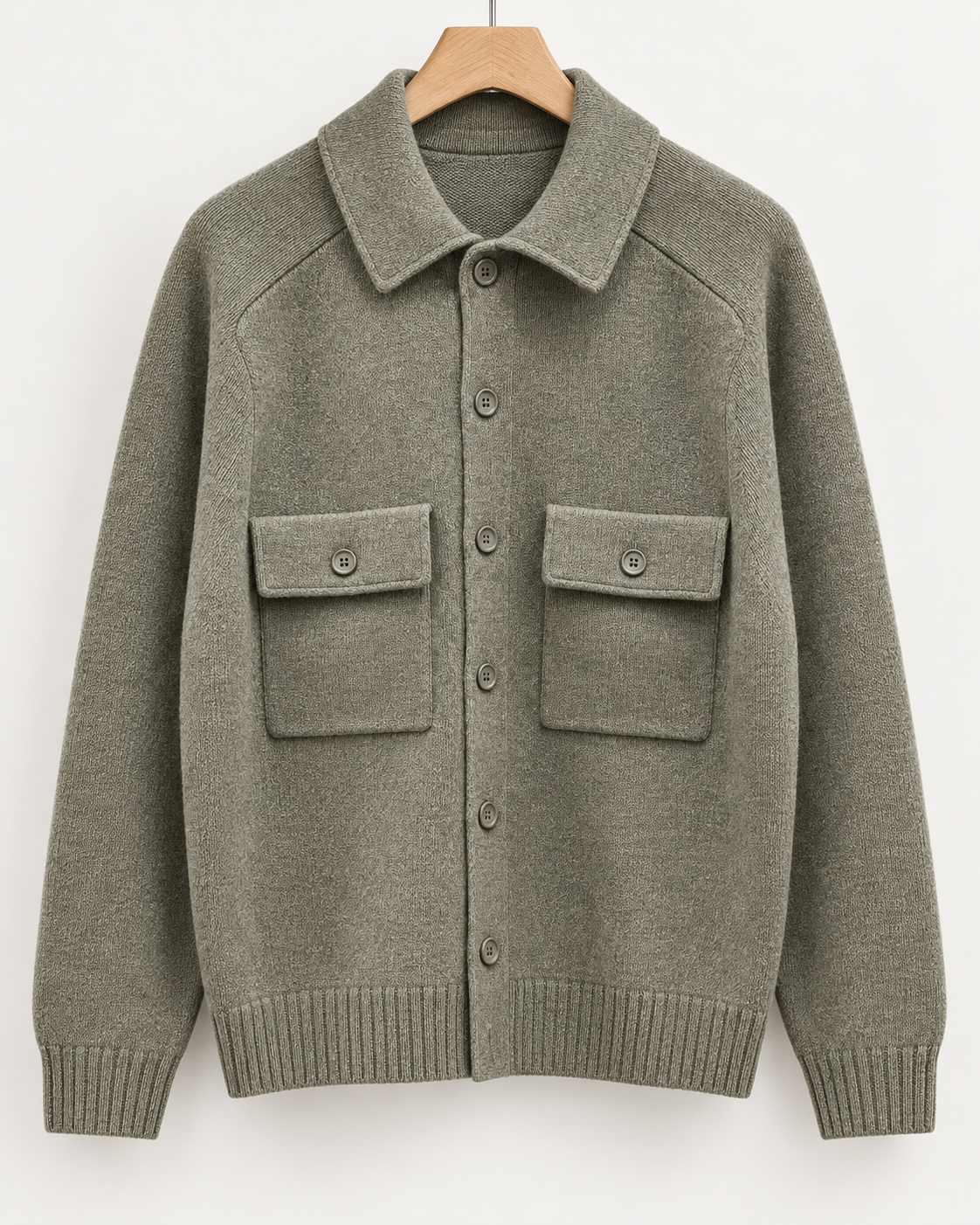 SURCHEMISE / GILET ÉPAIS À POCHES