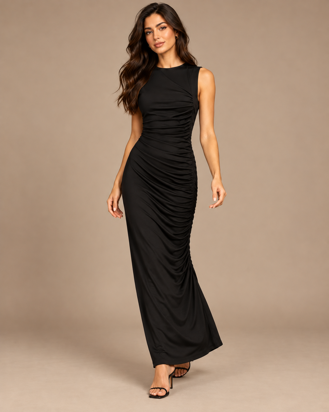 ROBE LONGUE DRAPÉE