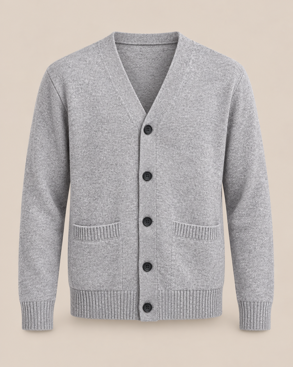 CARDIGAN BOUTONNÉ COL V