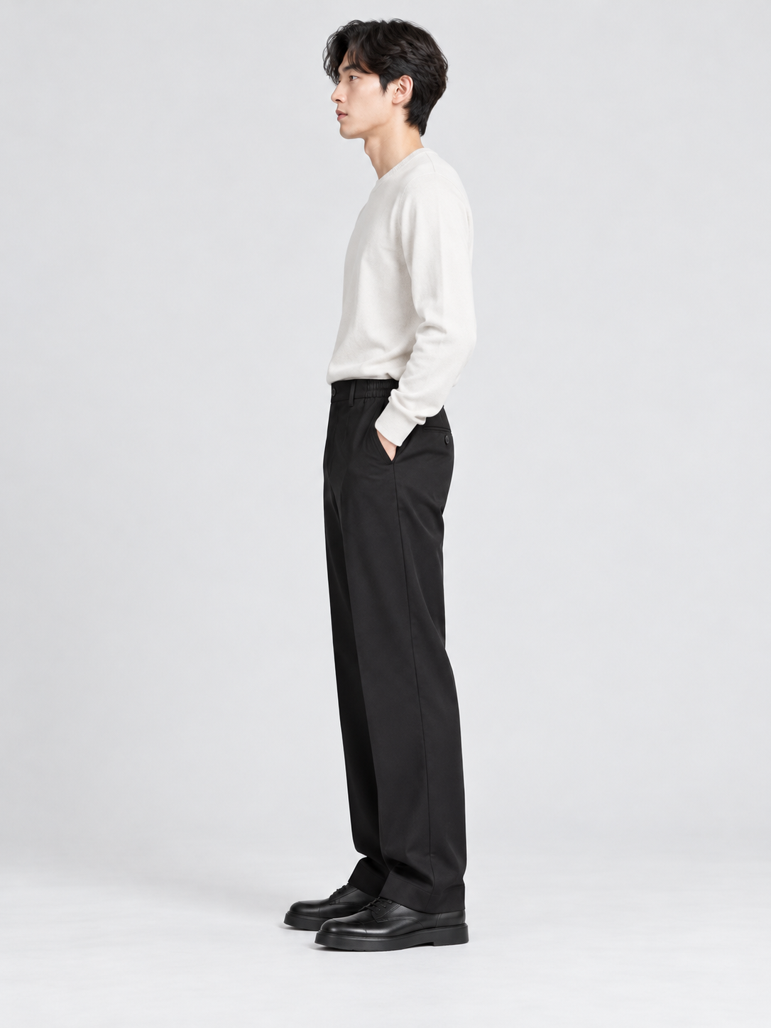 PANTALON AMPLE À PINCES