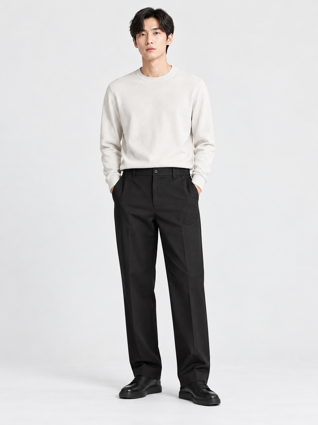 PANTALON AMPLE À PINCES