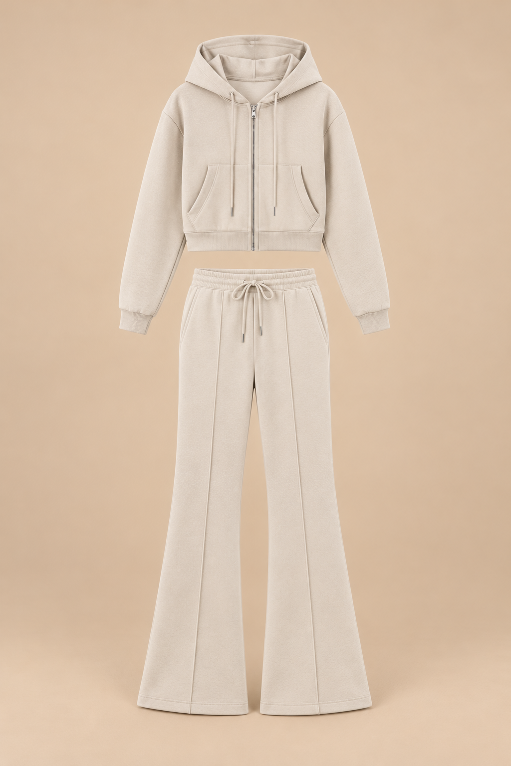 ENSEMBLE SWEAT ZIPPÉ À CAPUCHE JOGGING