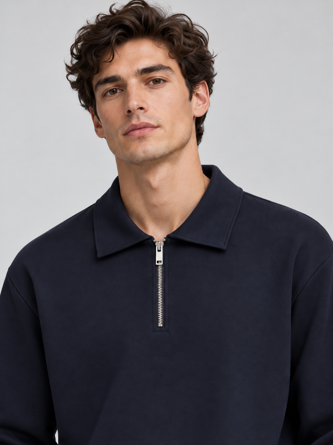 PULL POLO MANCHES LONGUES UNI