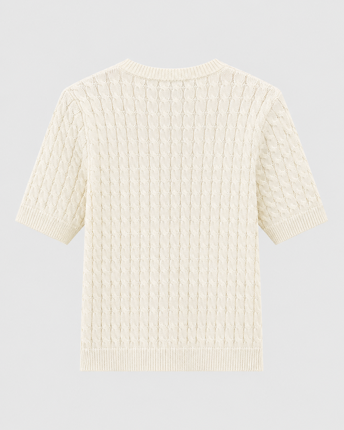 CARDIGAN MANCHE COURTE BOUTONNÉ