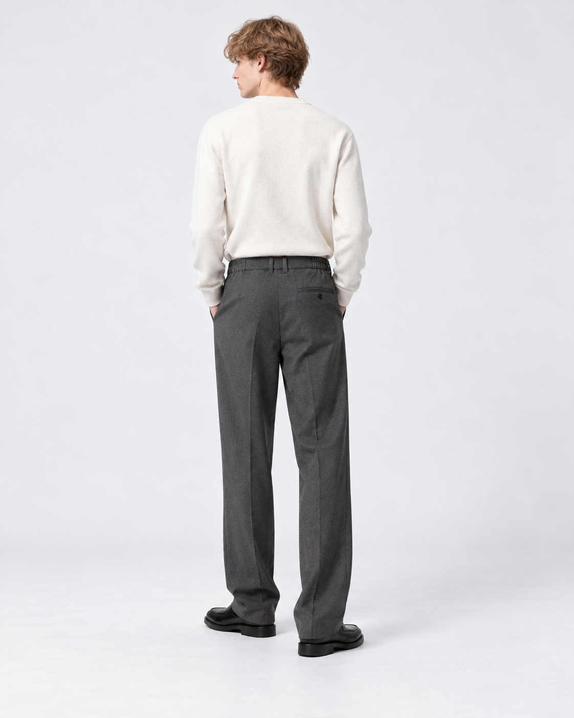 PANTALON AMPLE À PINCES