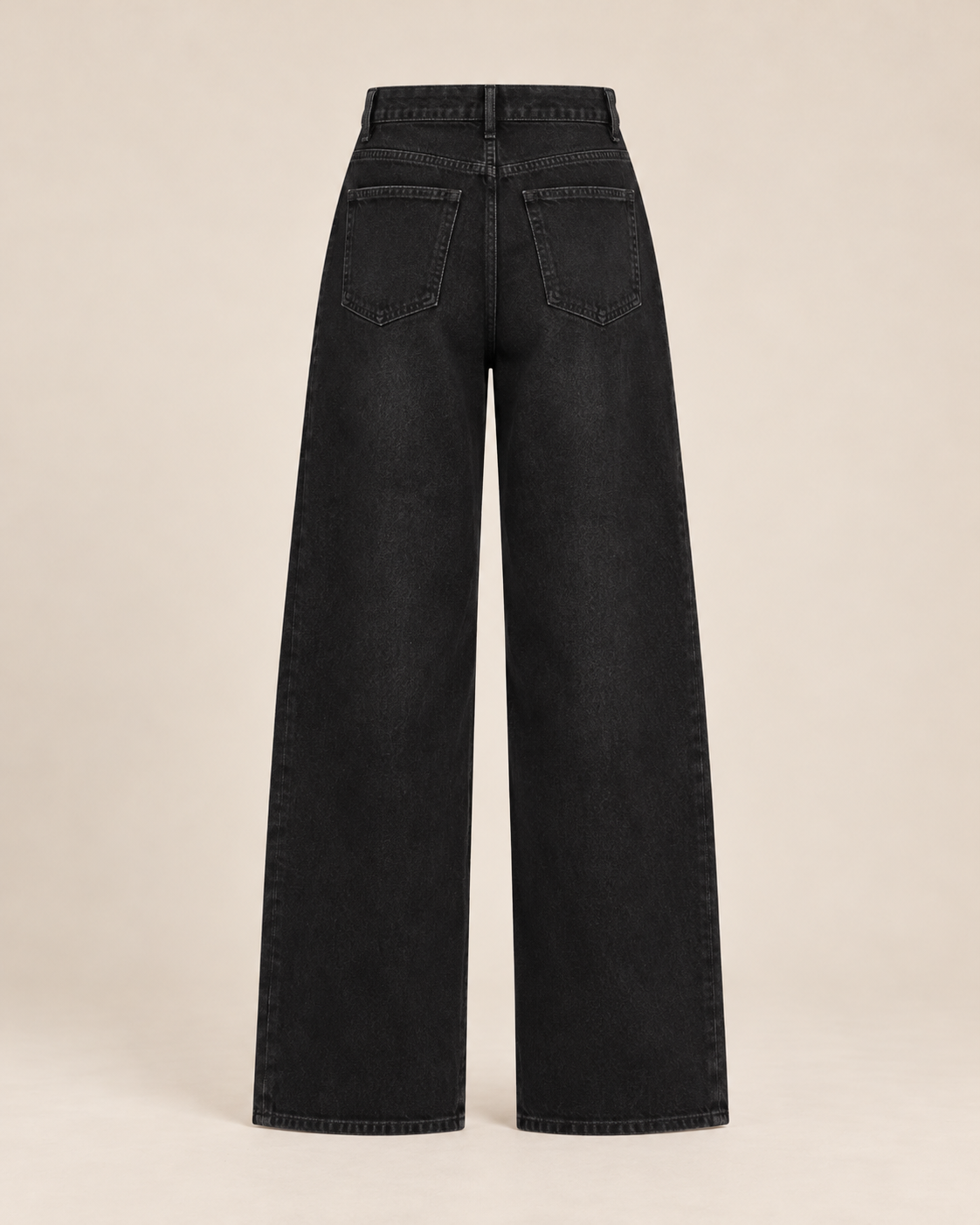 JEAN LARGE TAILLE HAUTE DÉLAVÉ