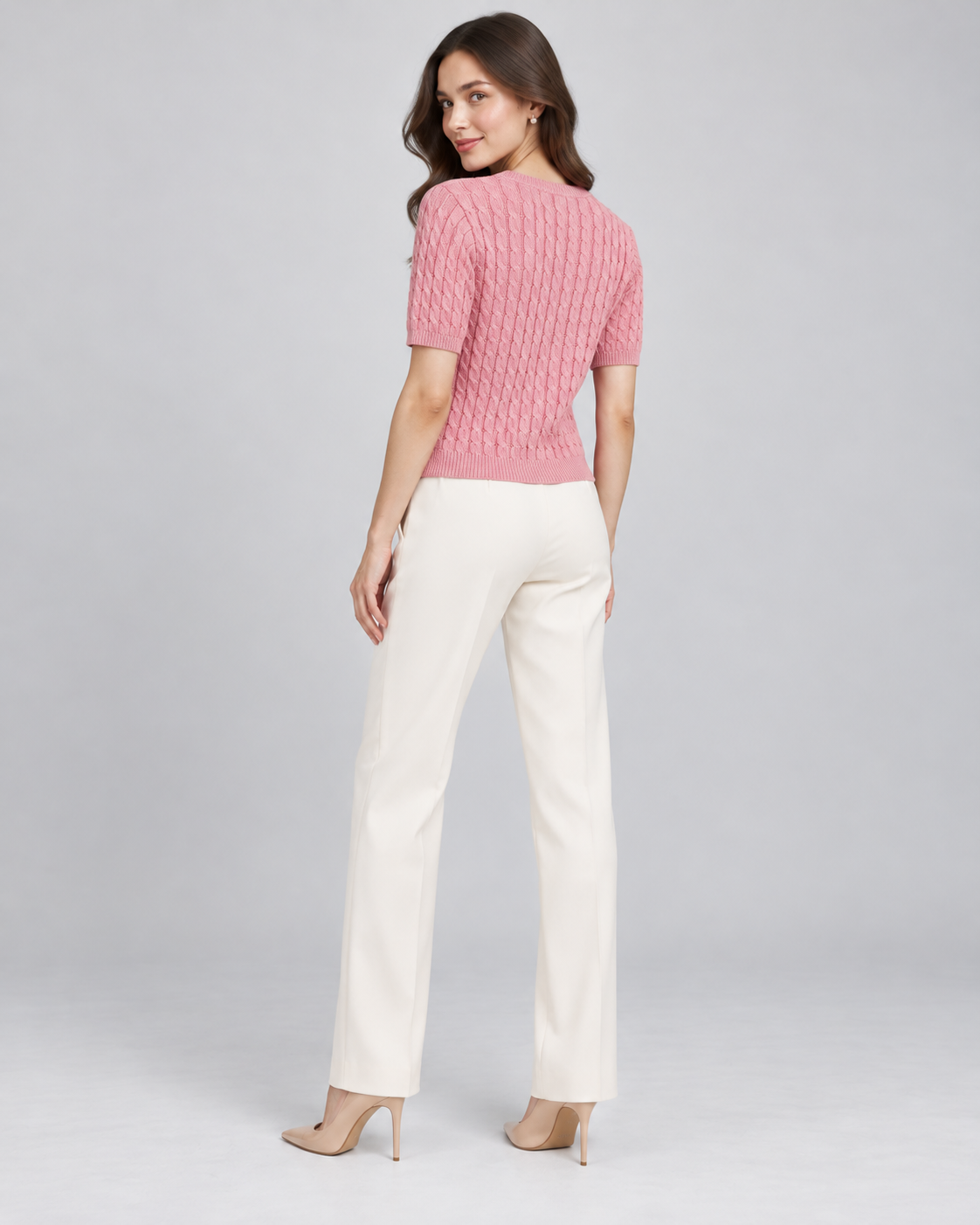 CARDIGAN MANCHE COURTE BOUTONNÉ