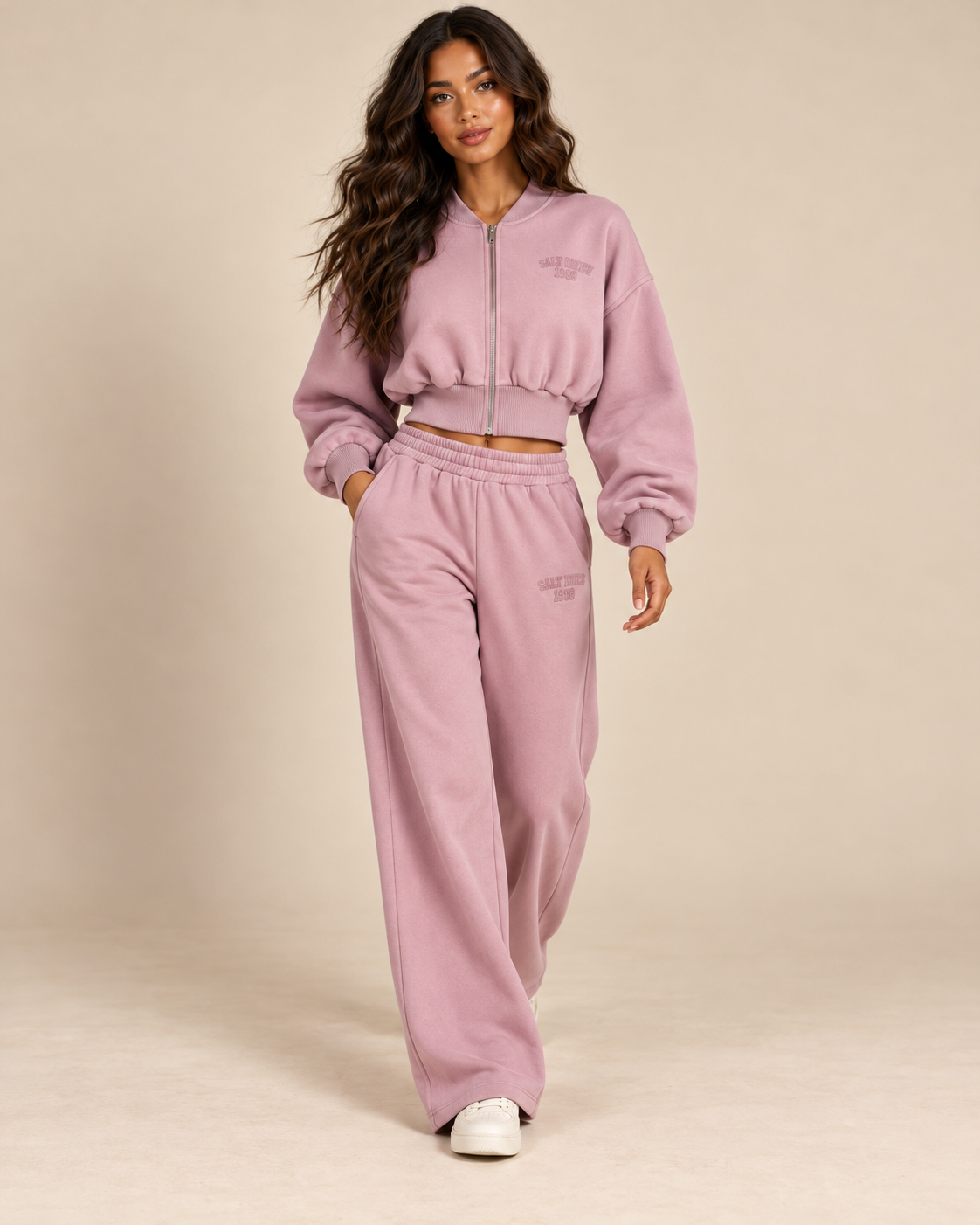 ENSEMBLE BOMBER JOGGING BRODÉ