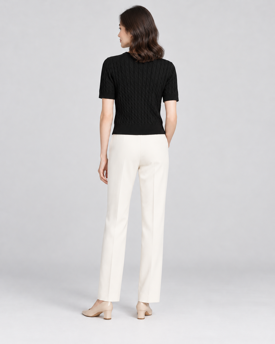 CARDIGAN MANCHE COURTE BOUTONNÉ