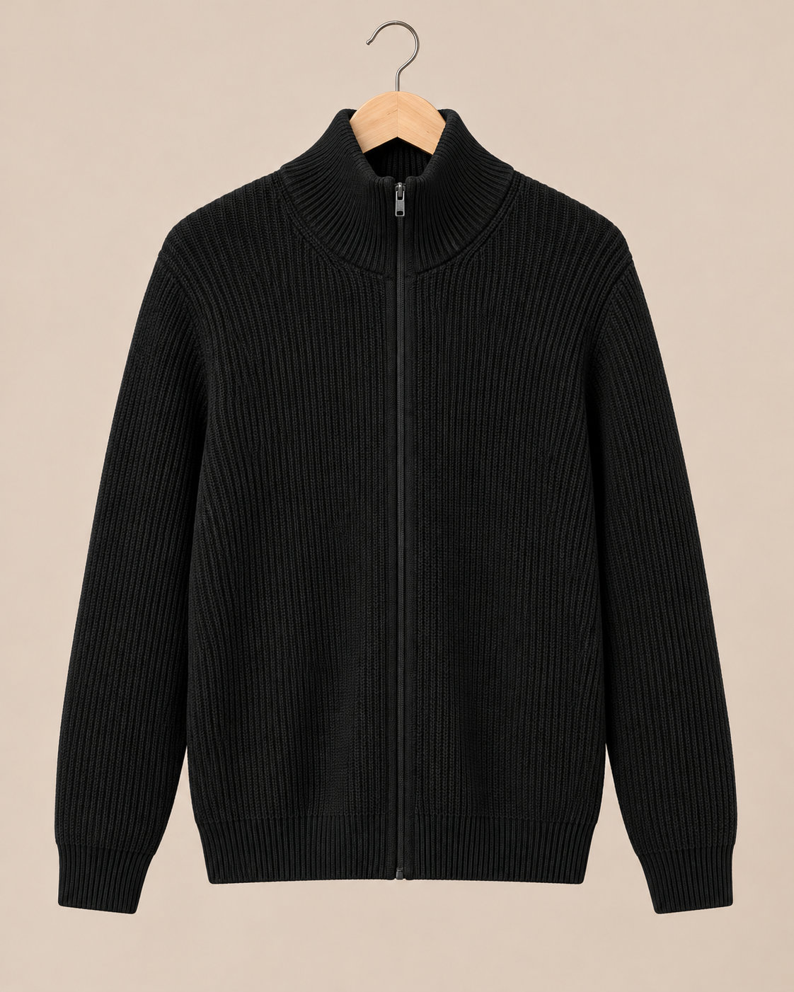 GILET ZIPPÉ EN MAILLE