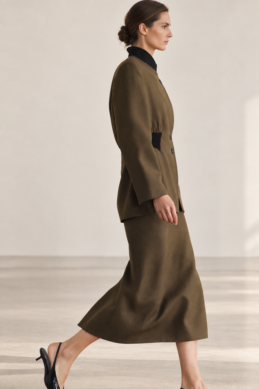 VESTE CINTRÉE EN LAINE