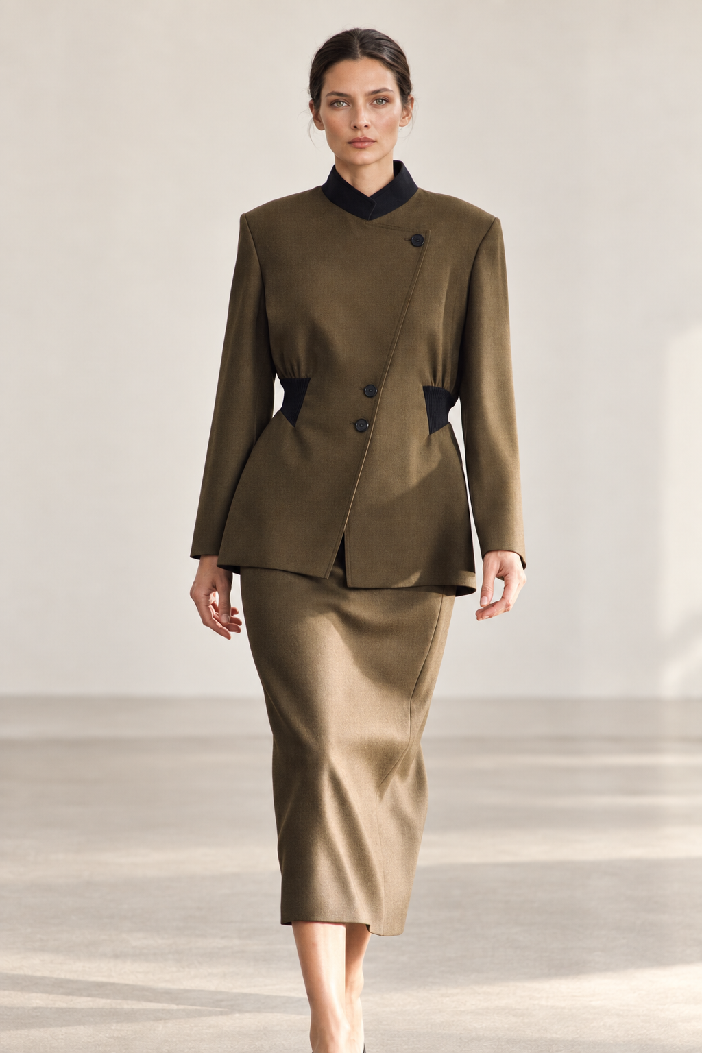 VESTE CINTRÉE EN LAINE